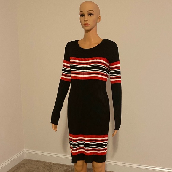 Long sleeve sweater dress - Picture 2 of 8